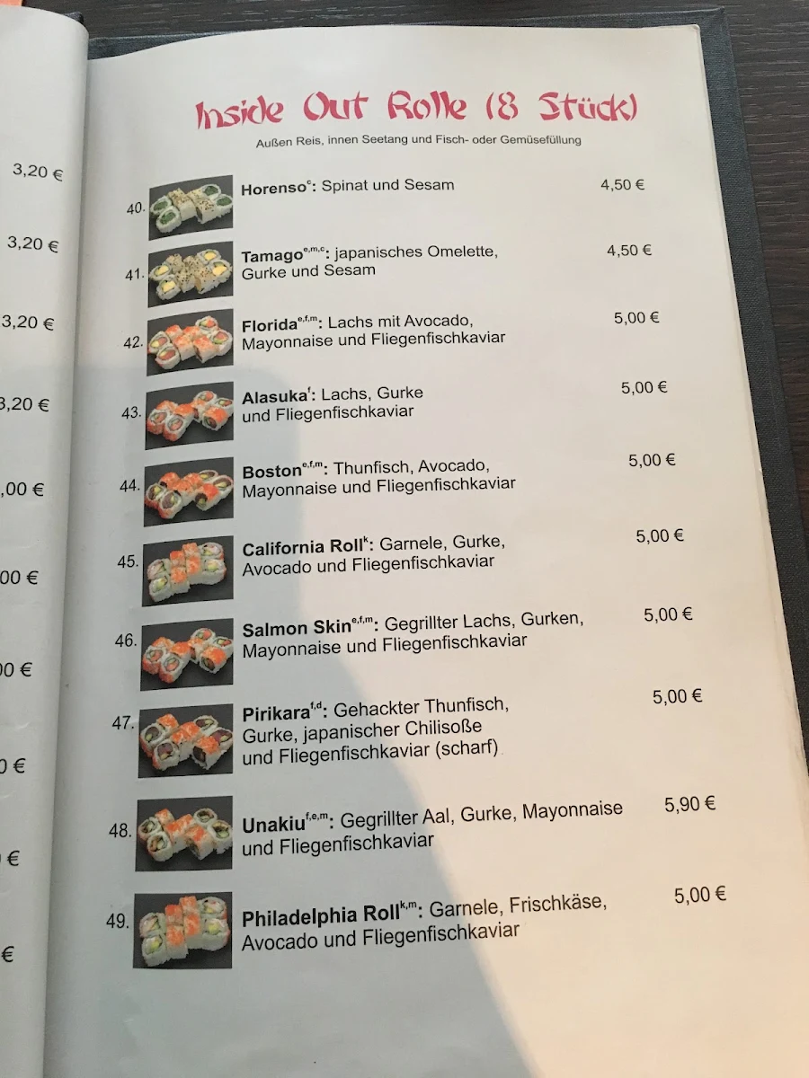 Speisekarte photo 3