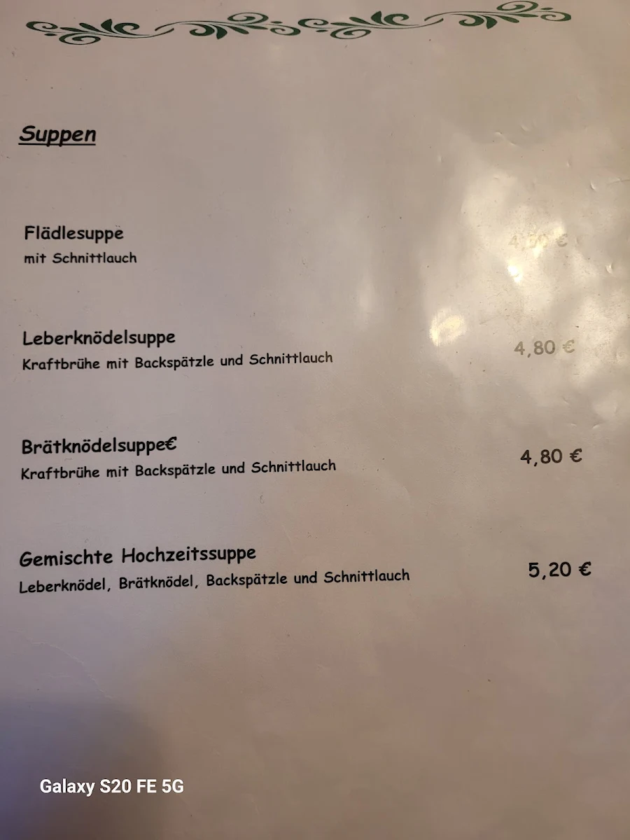 Speisekarte photo 2