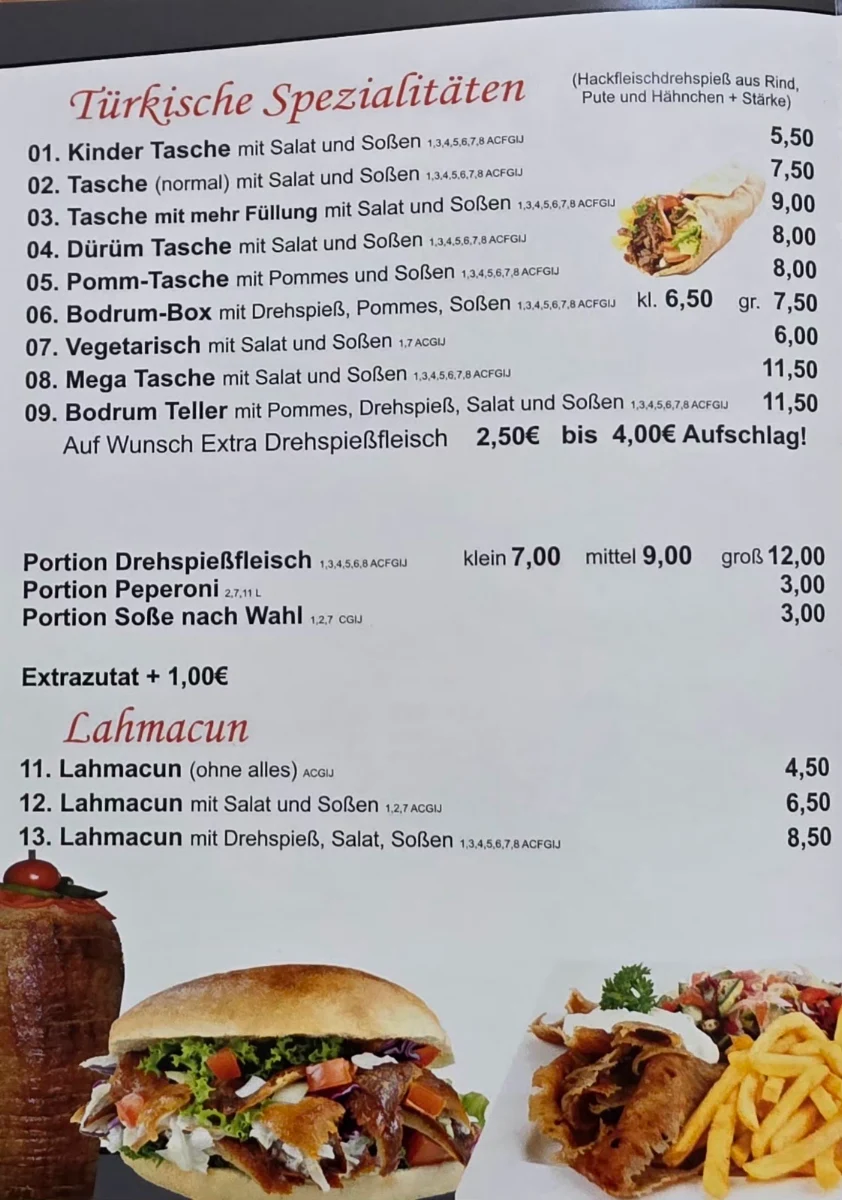 Speisekarte photo 2