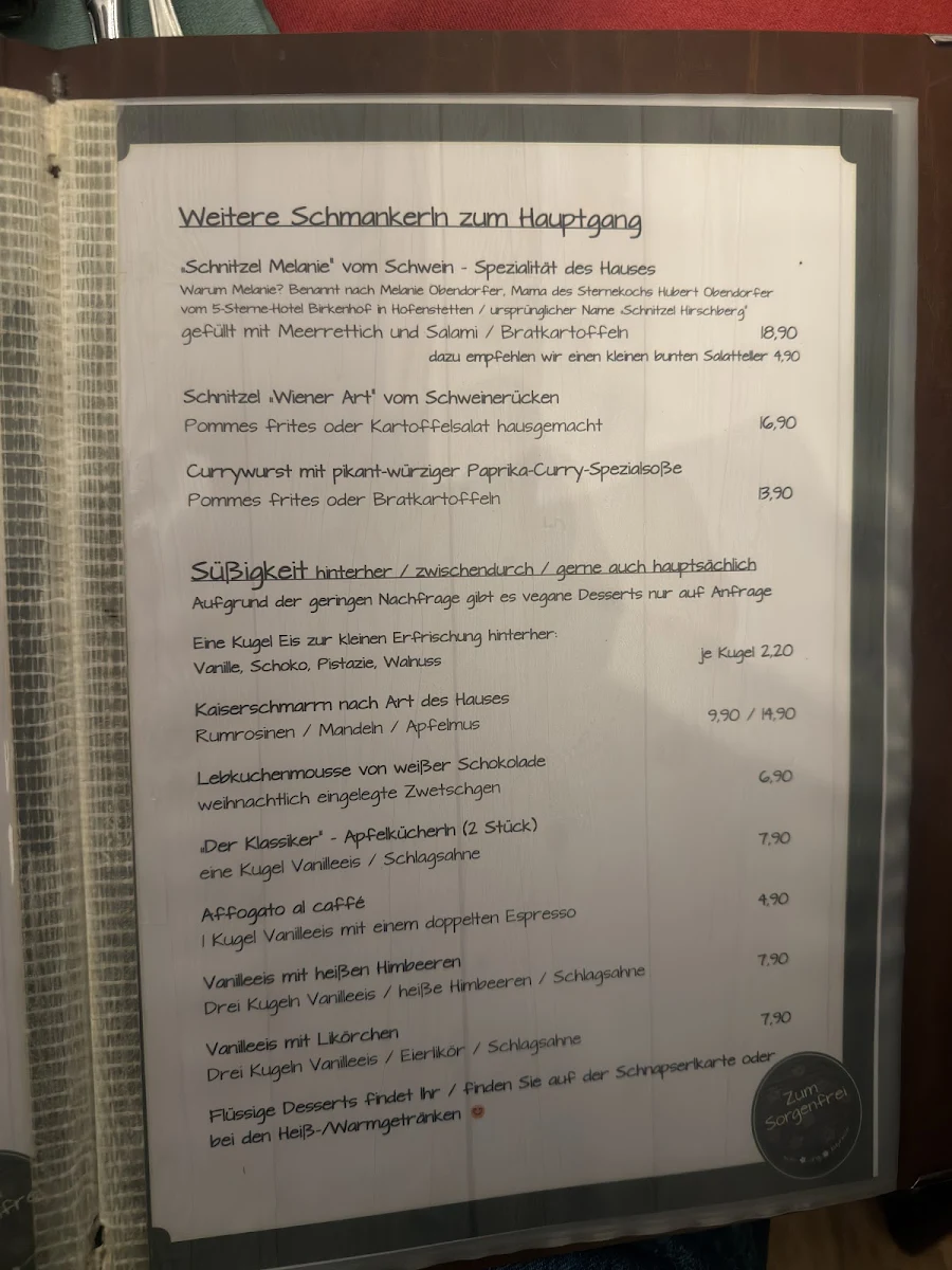 Speisekarte photo 2