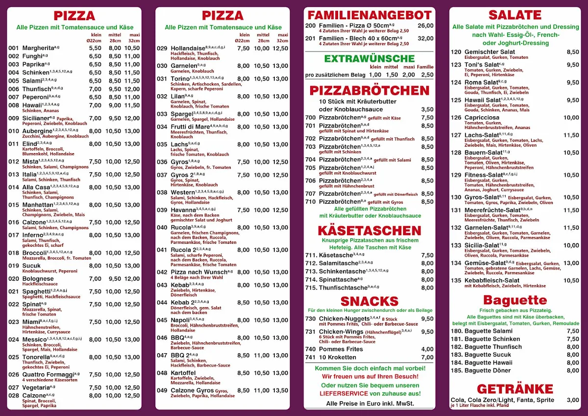 Speisekarte photo 1