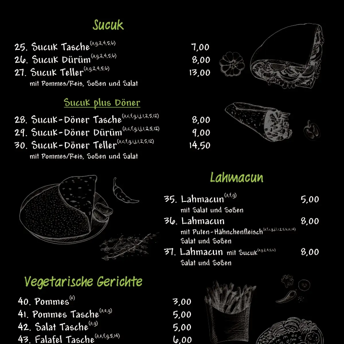 Speisekarte photo 2