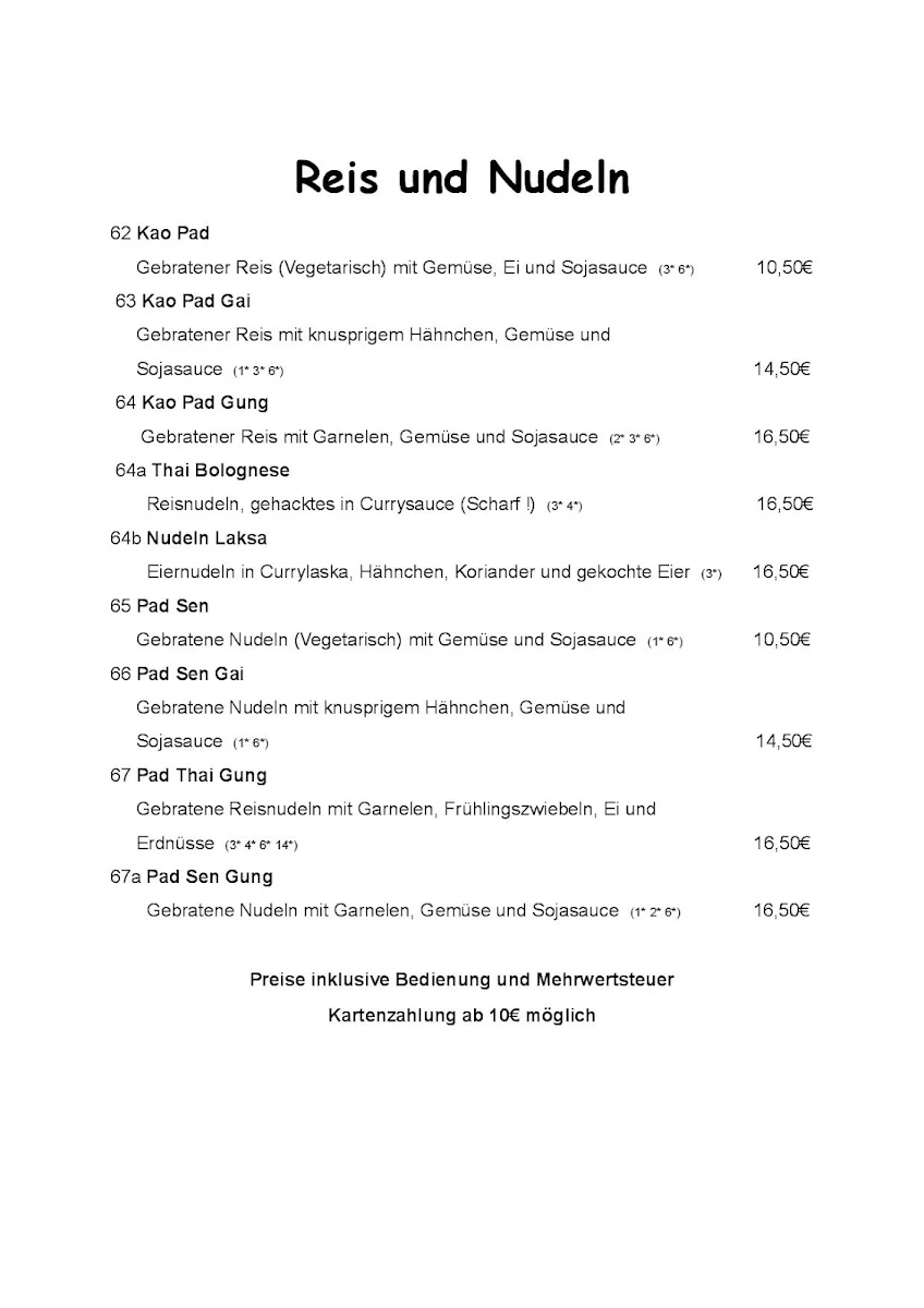 Speisekarte photo 1