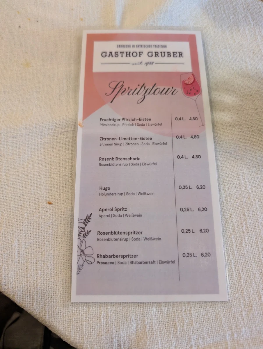 Speisekarte photo 2