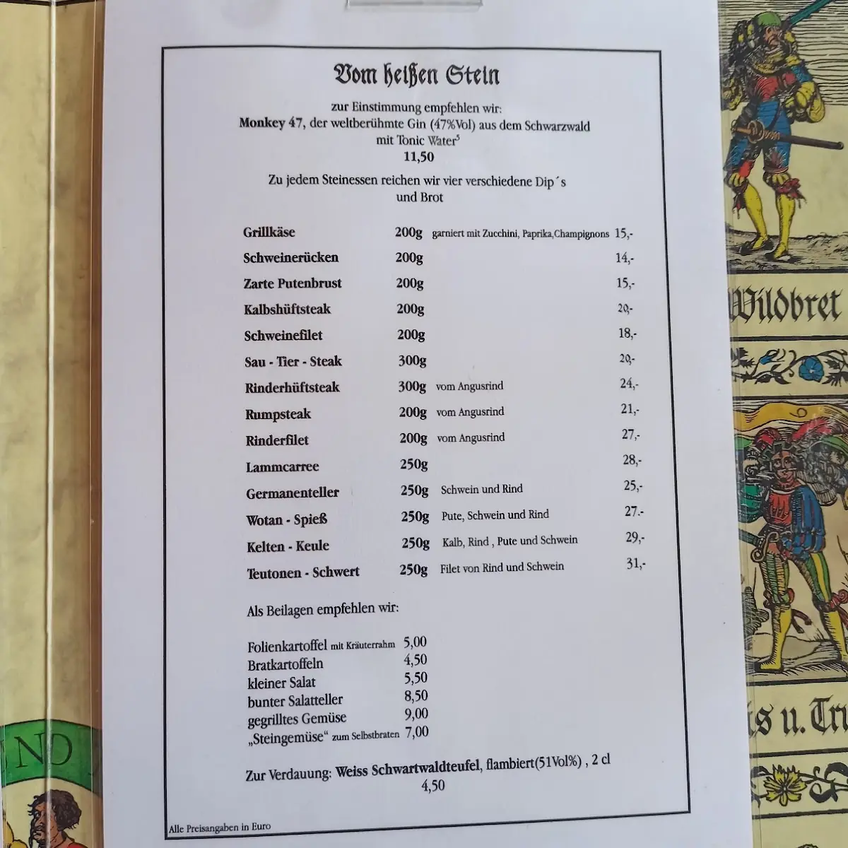 Speisekarte photo 3