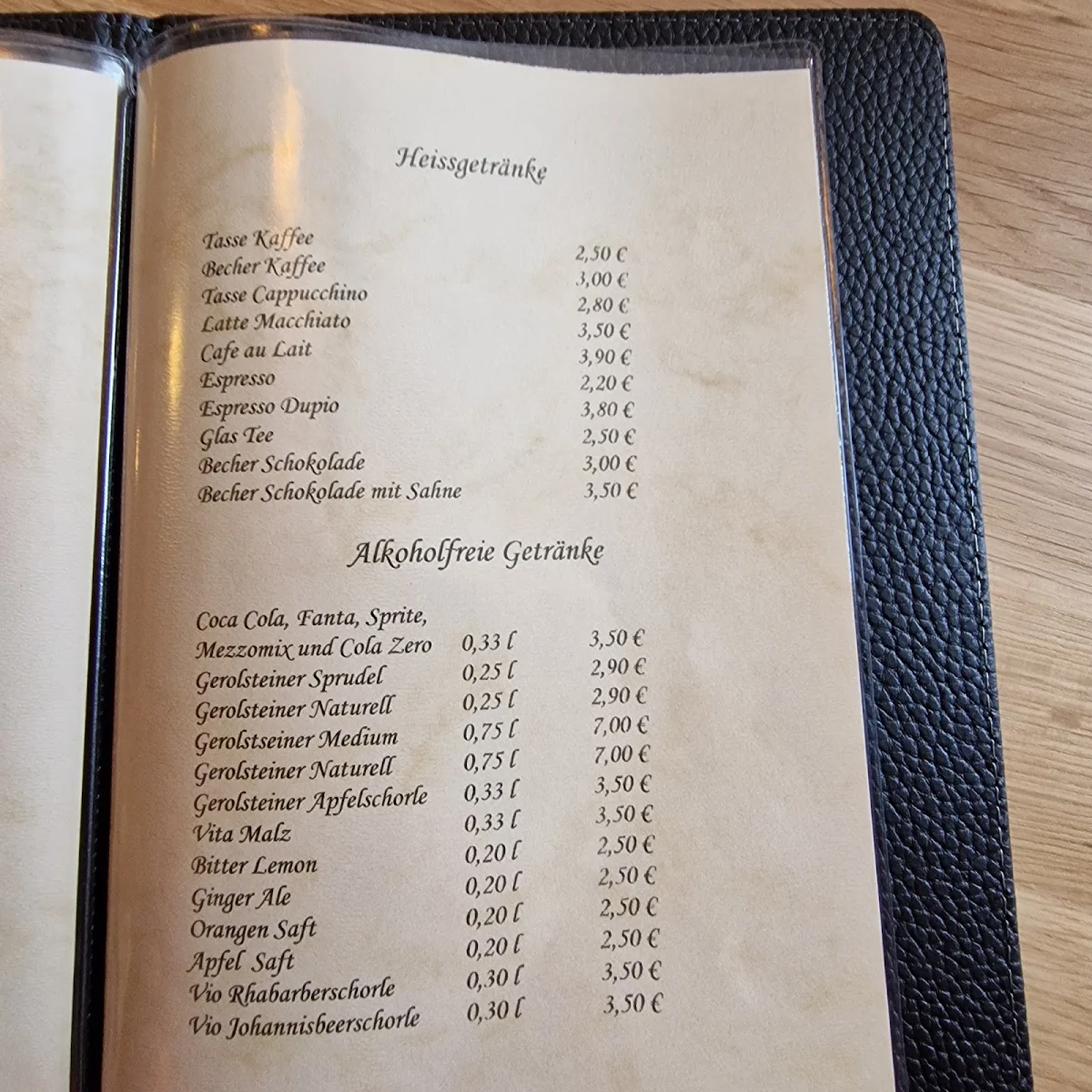 Speisekarte photo 3