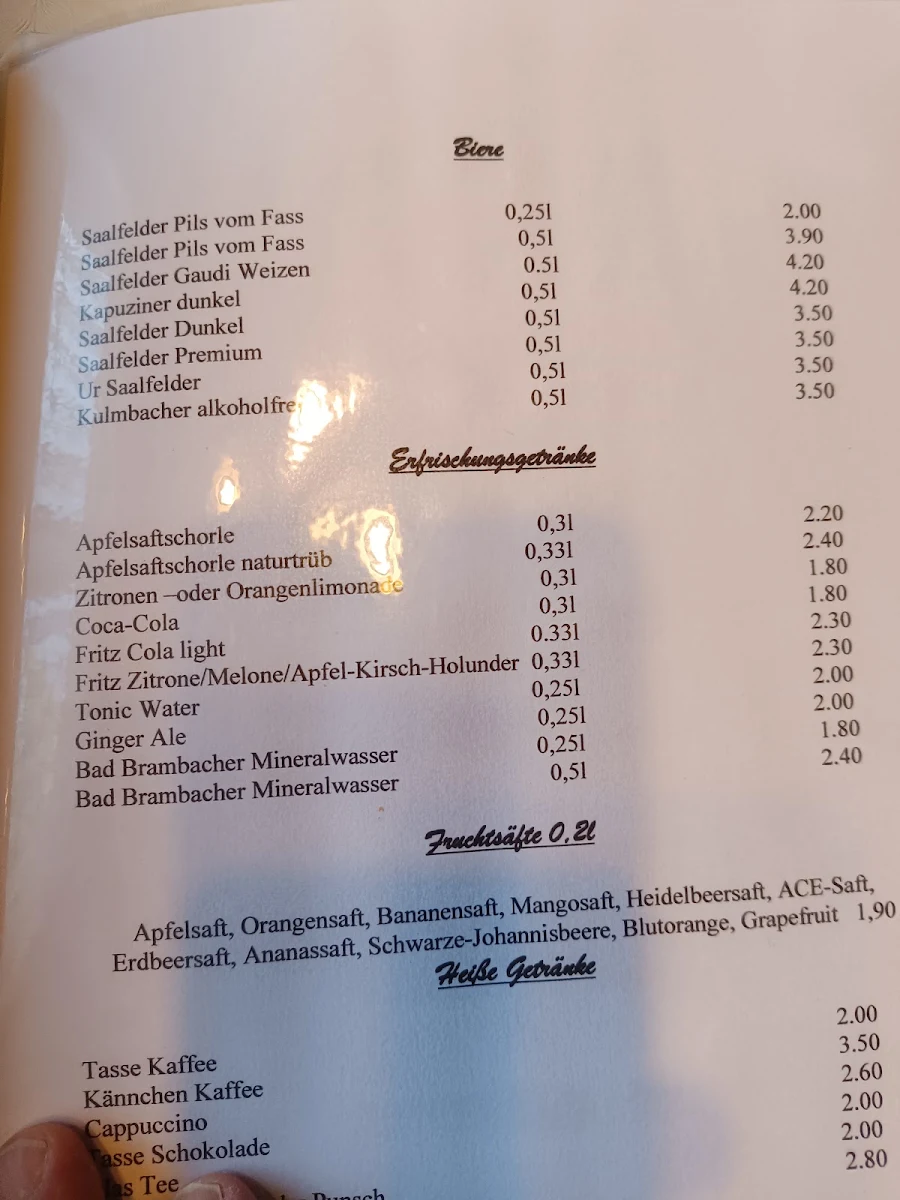 Speisekarte photo 3