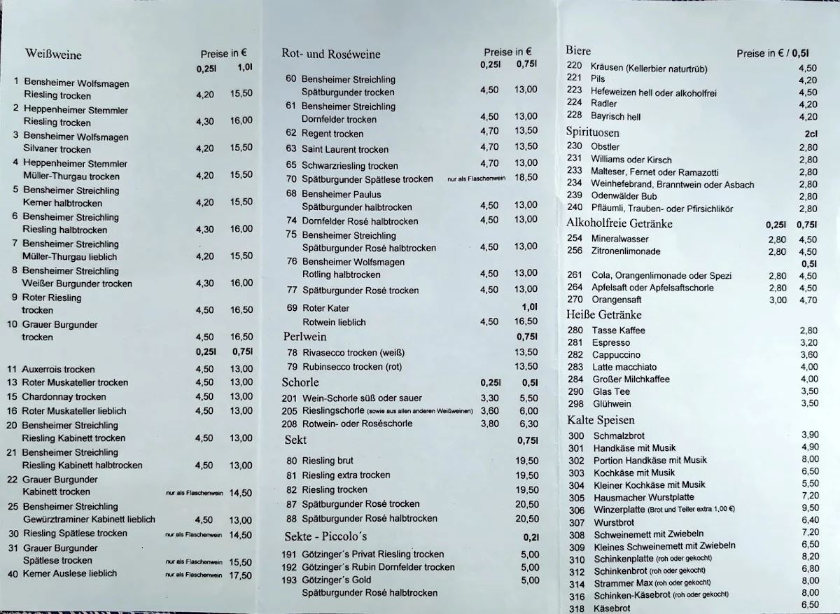 Speisekarte photo 3