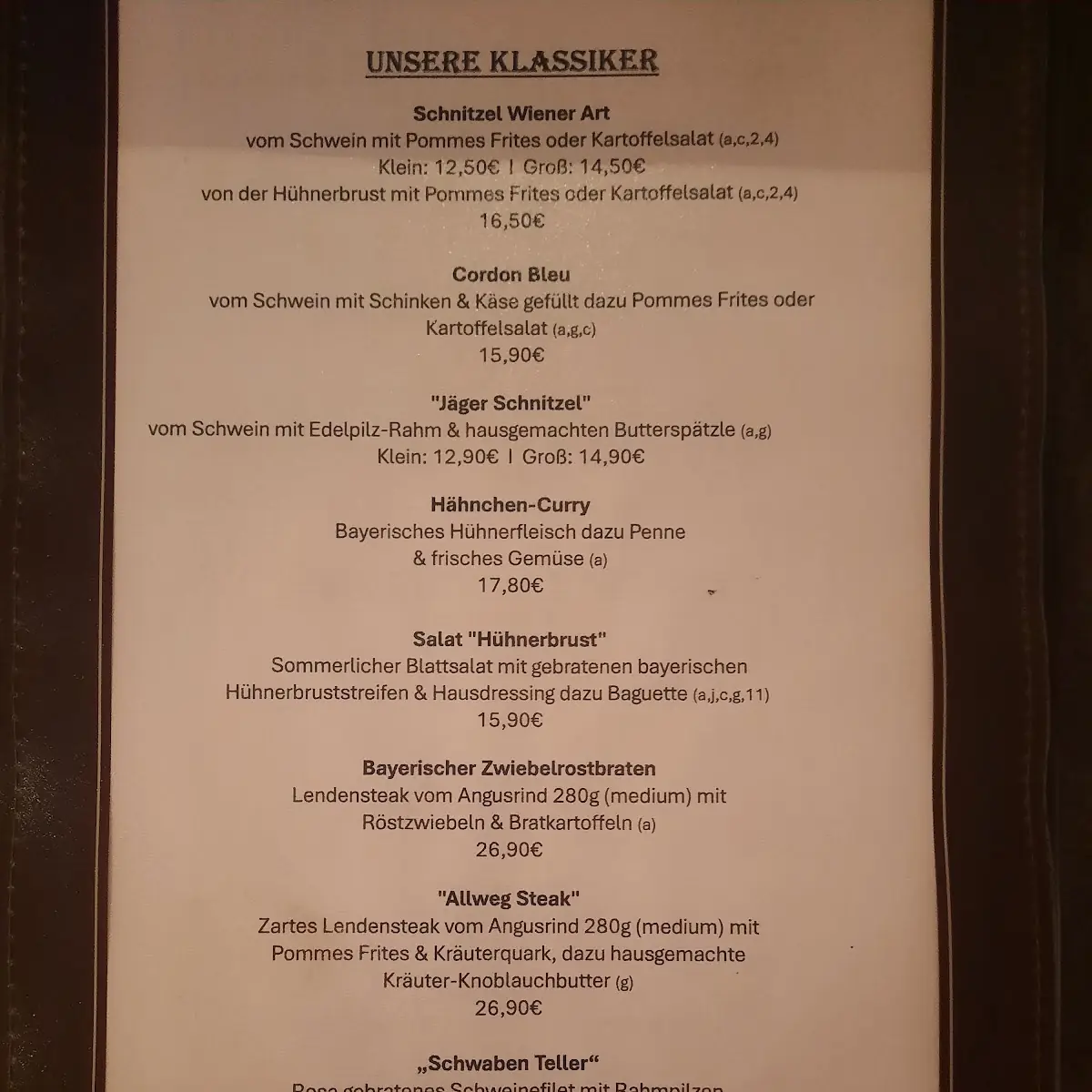 Speisekarte photo 6