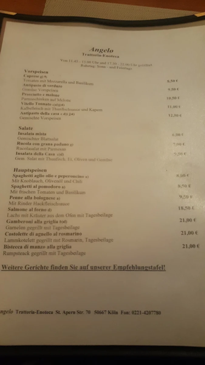 Speisekarte photo 4