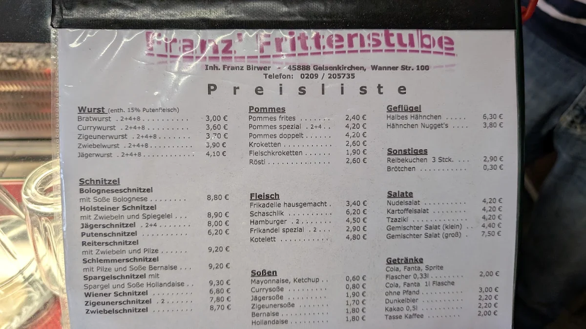 Speisekarte photo 1