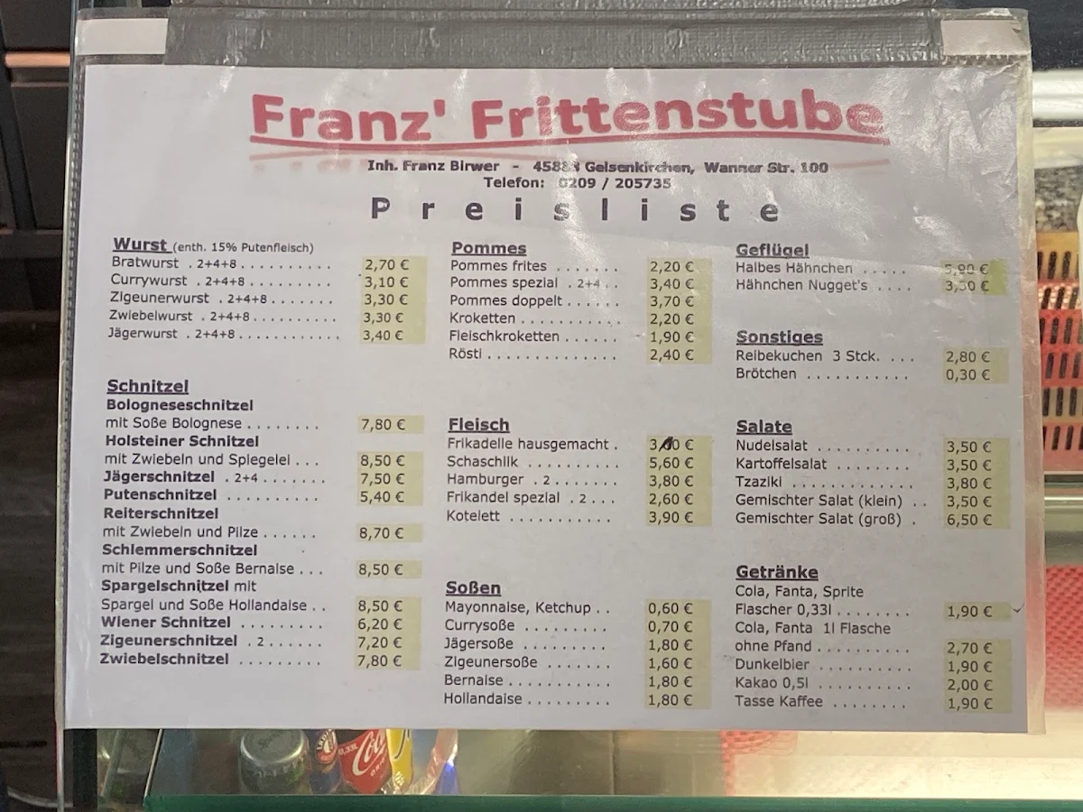 Speisekarte photo 2