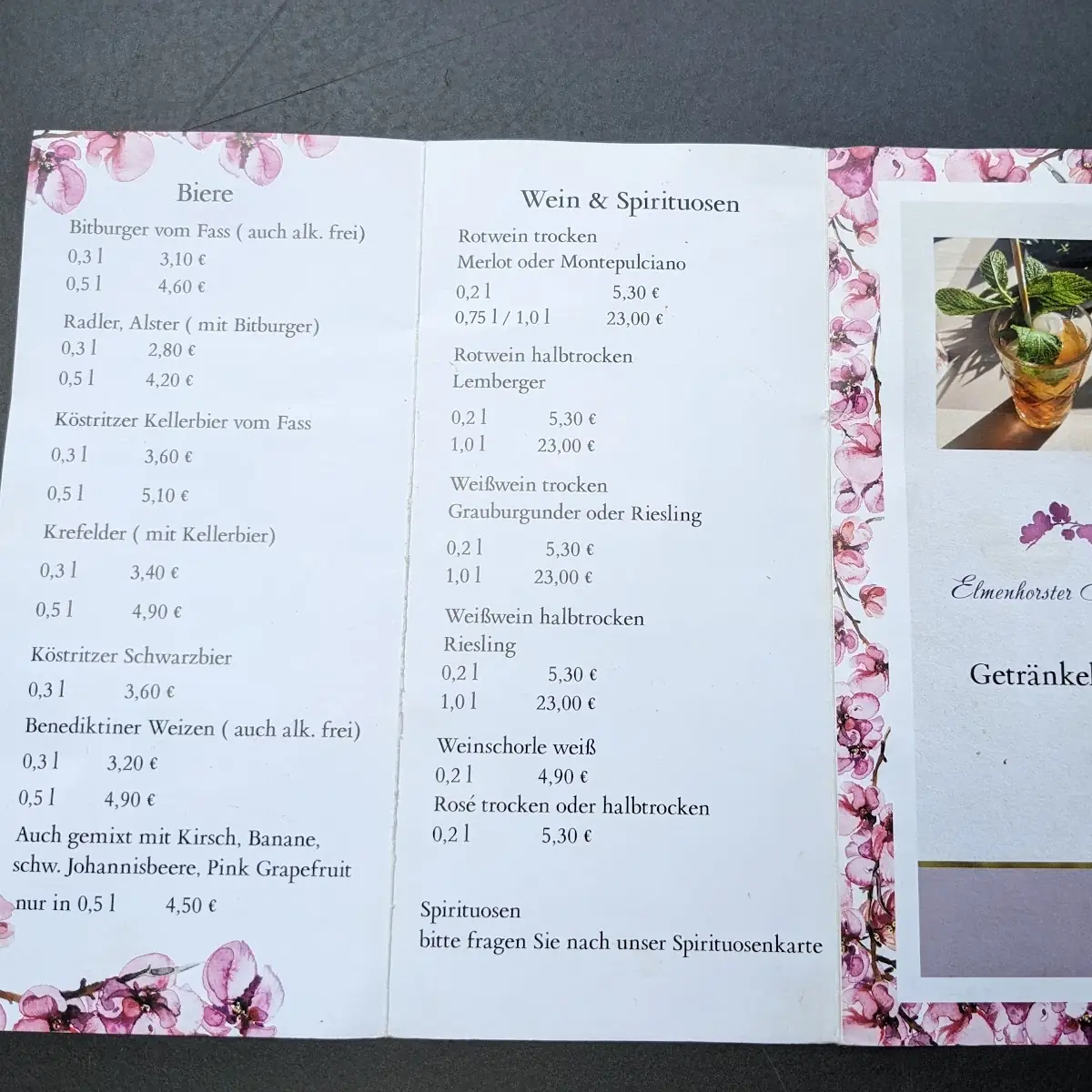 Speisekarte photo 3