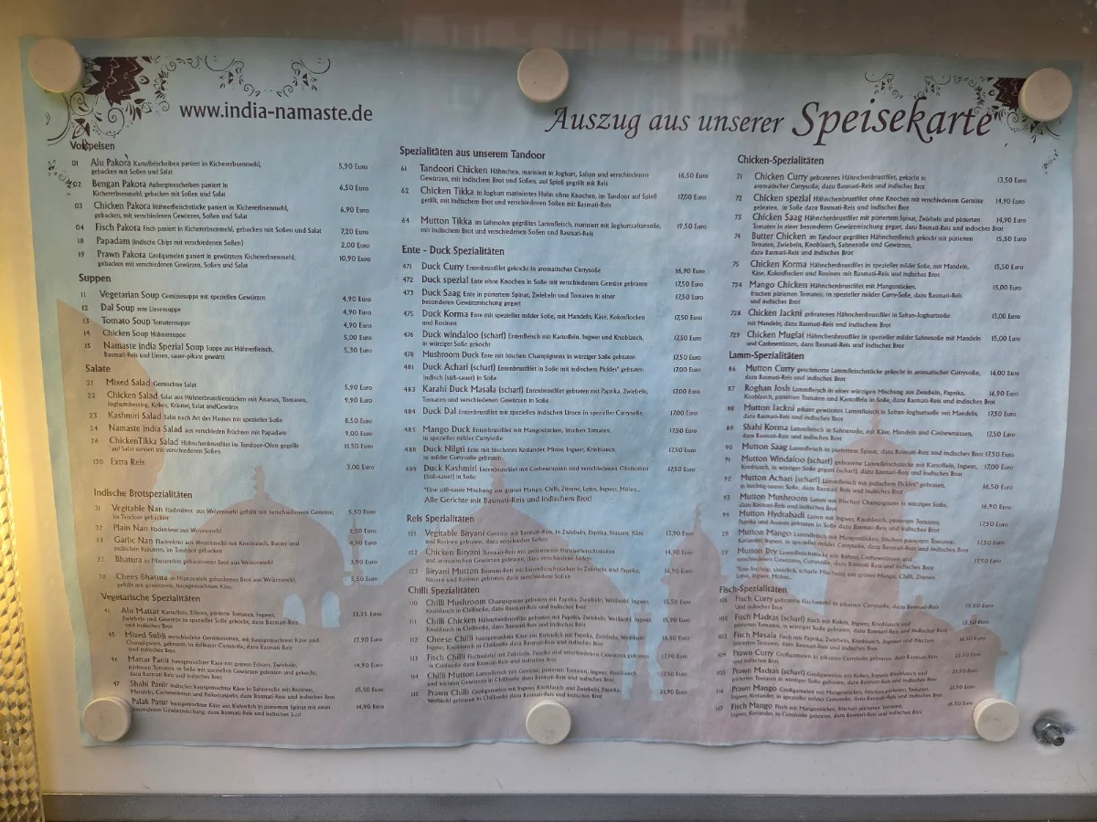 Speisekarte photo 2