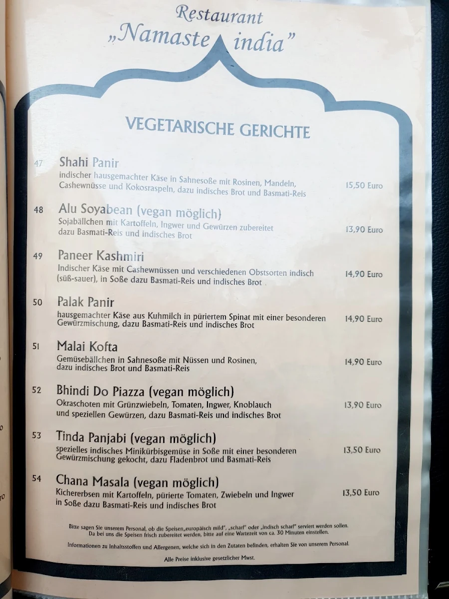 Speisekarte photo 4