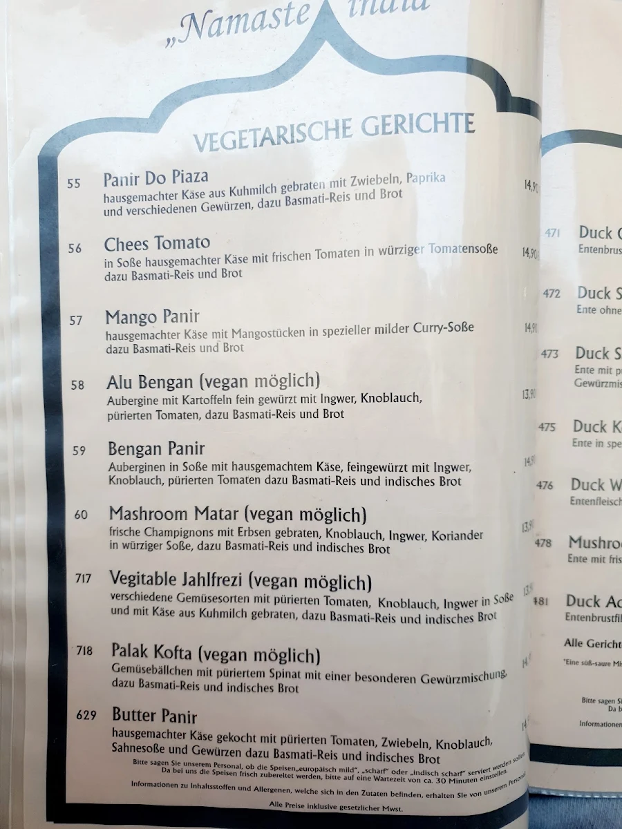 Speisekarte photo 5