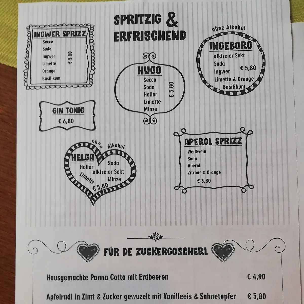 Speisekarte photo 6