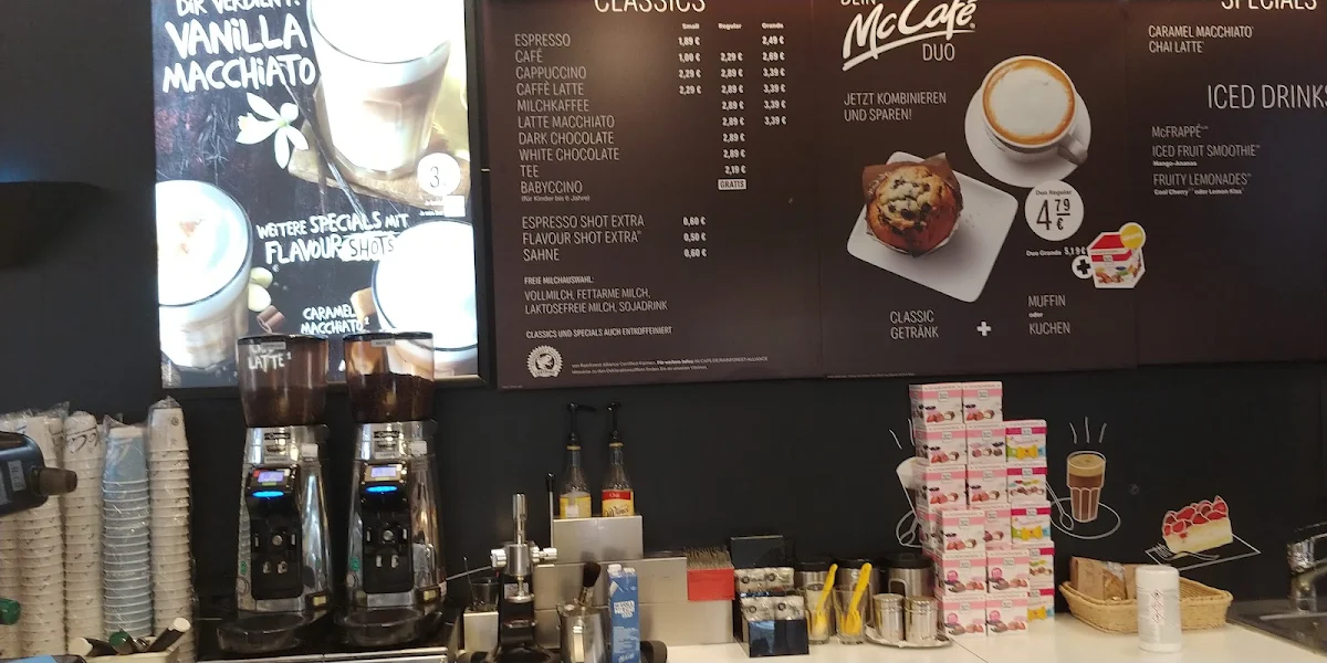 Speisekarte, McDonald's