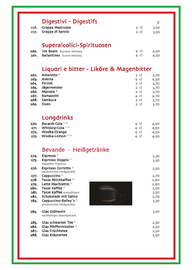 Speisekarte photo 9