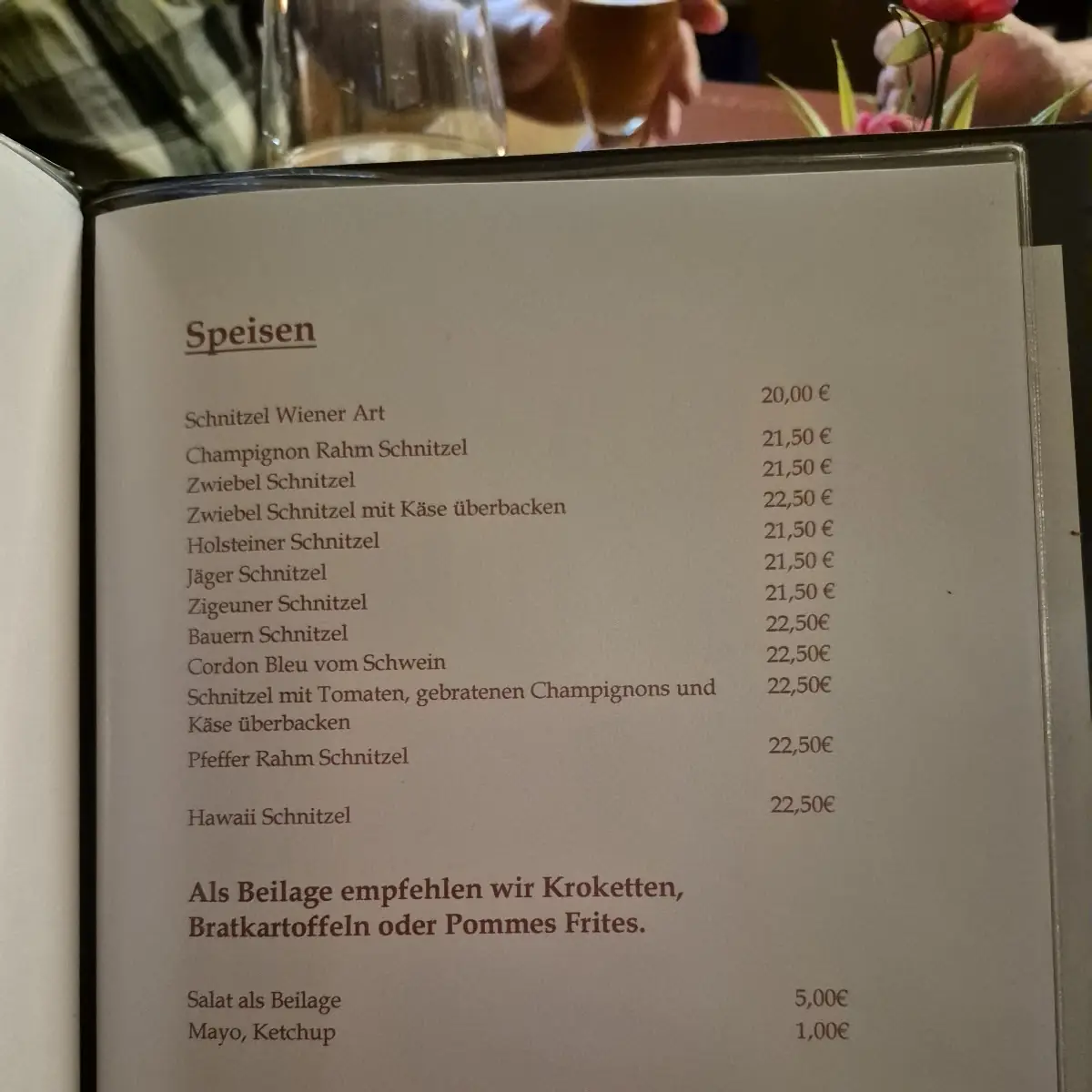 Speisekarte photo 1