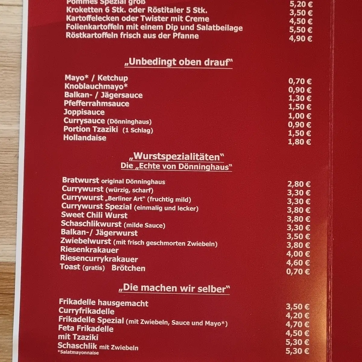 Speisekarte photo 4
