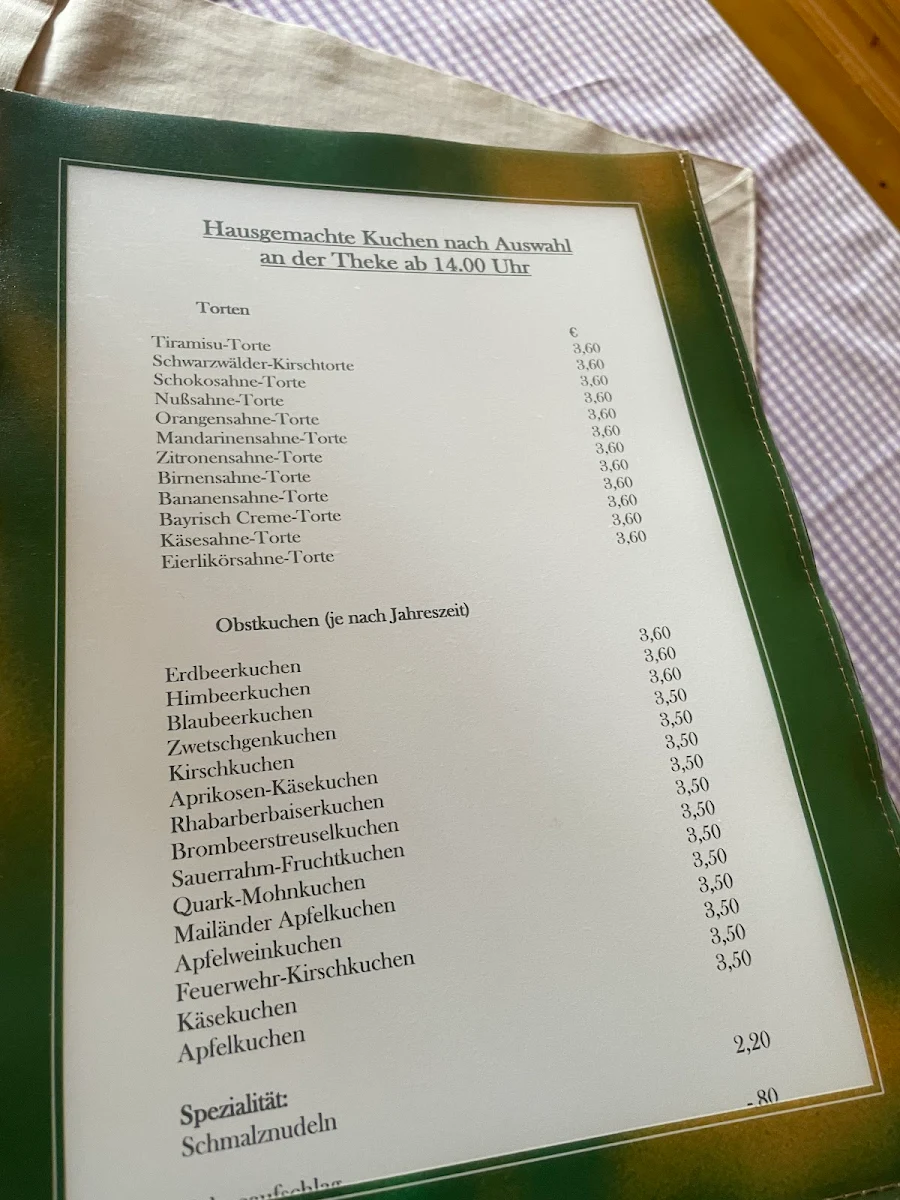 Speisekarte photo 3