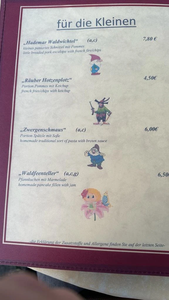Speisekarte photo 1