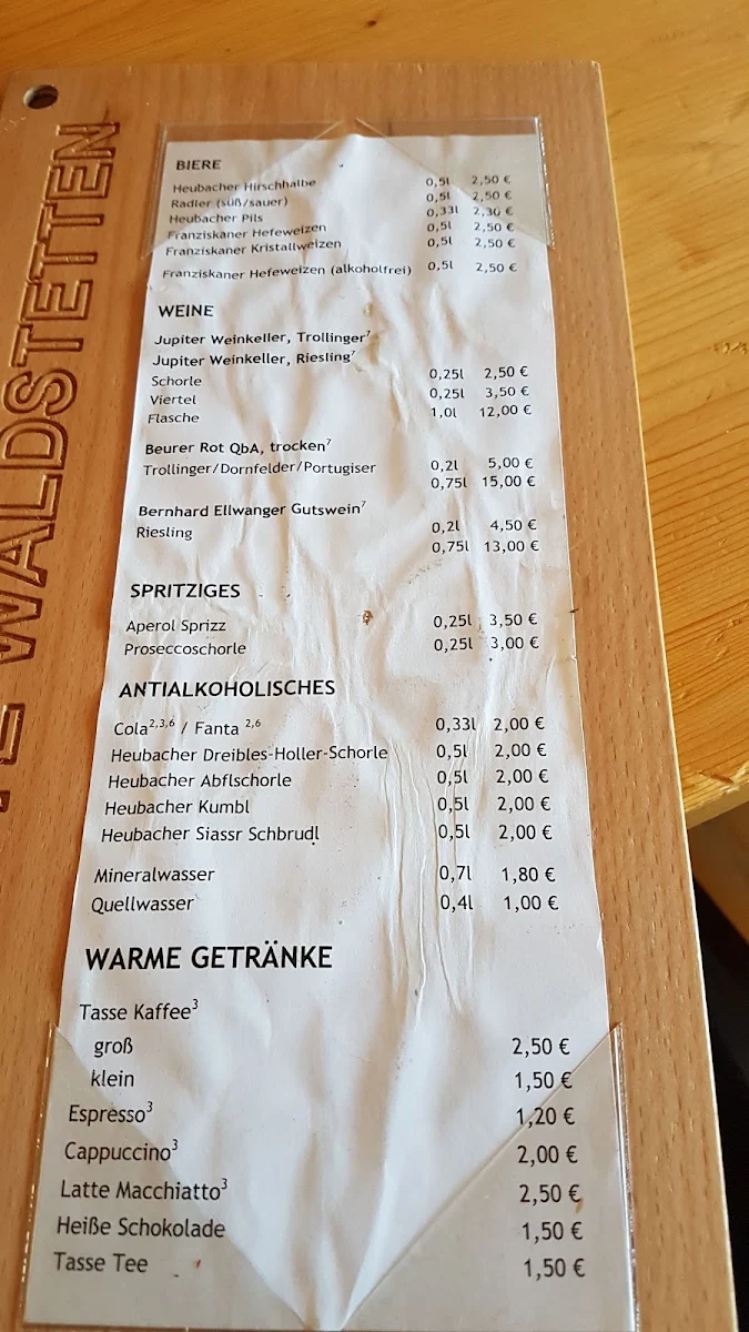 Speisekarte photo 1