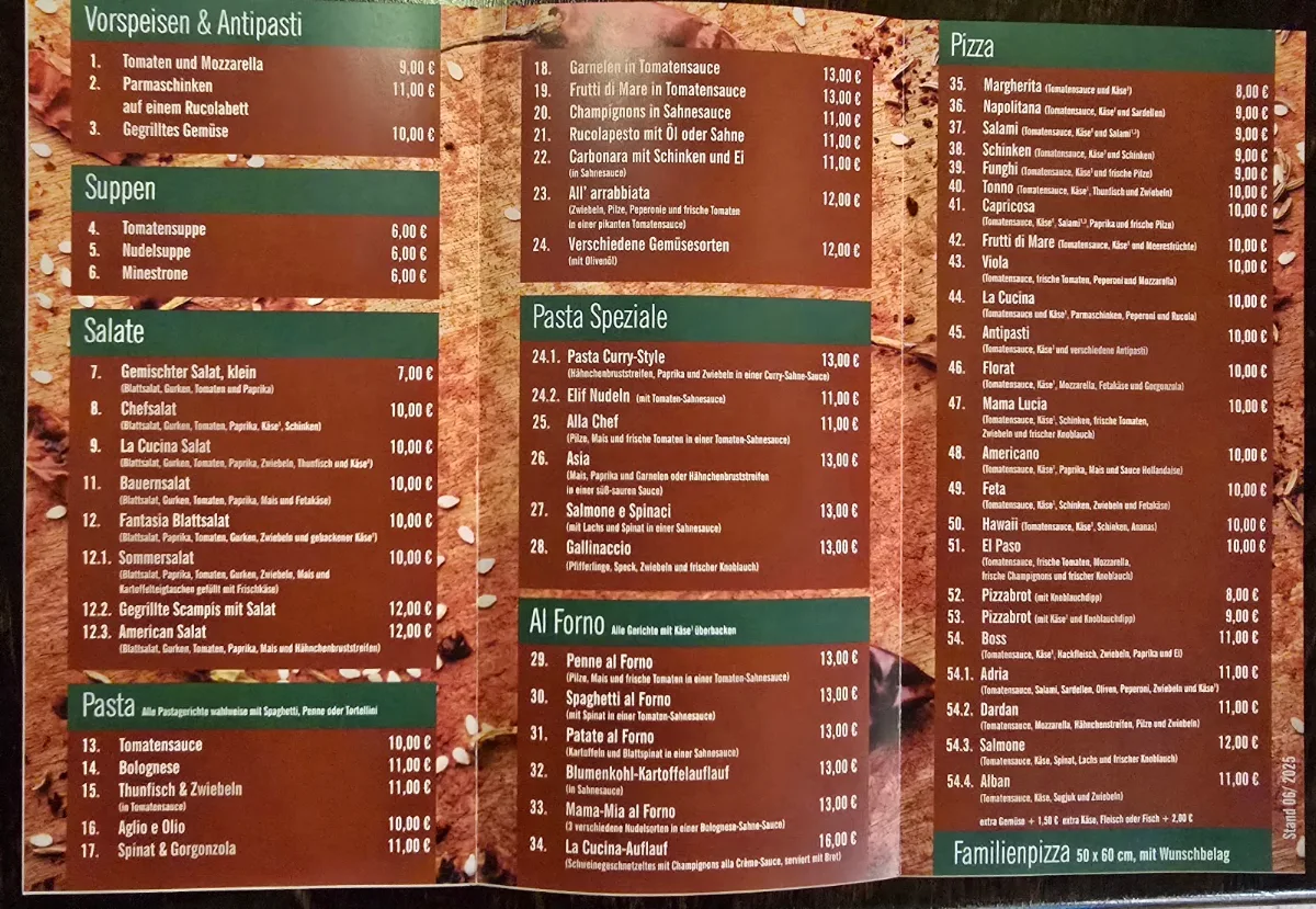 Speisekarte photo 1