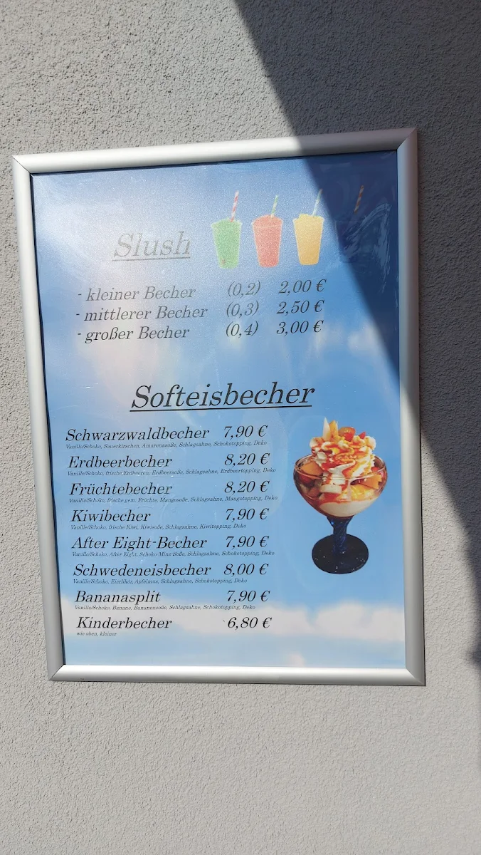Speisekarte, Eis Gramsch