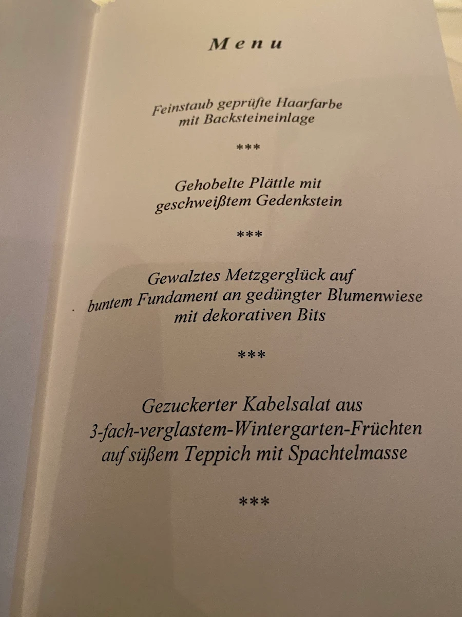 Speisekarte photo 1