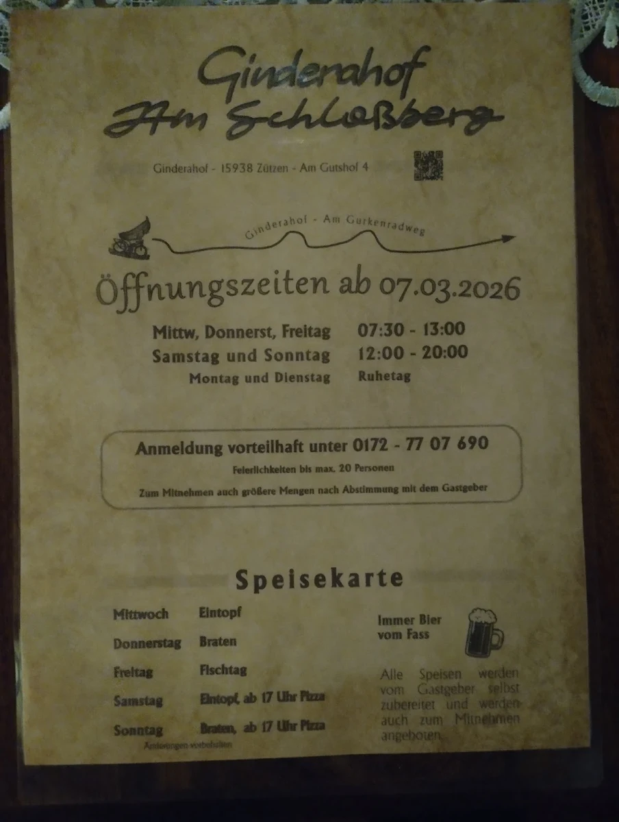 Speisekarte photo 1
