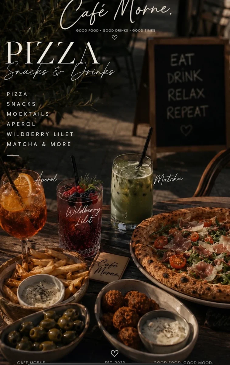 Speisekarte, Café Morné