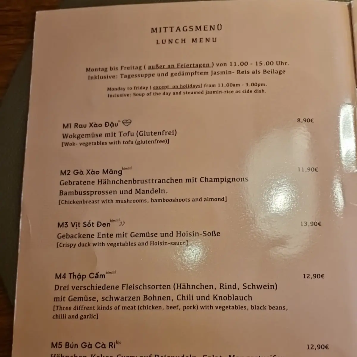 Speisekarte photo 4