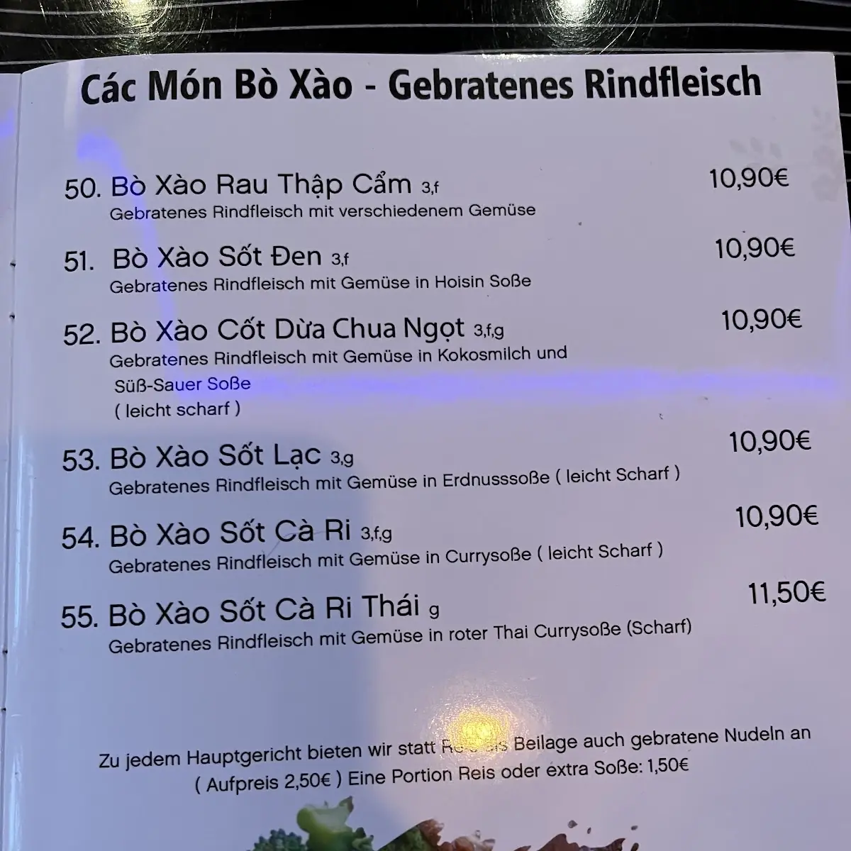 Speisekarte photo 2