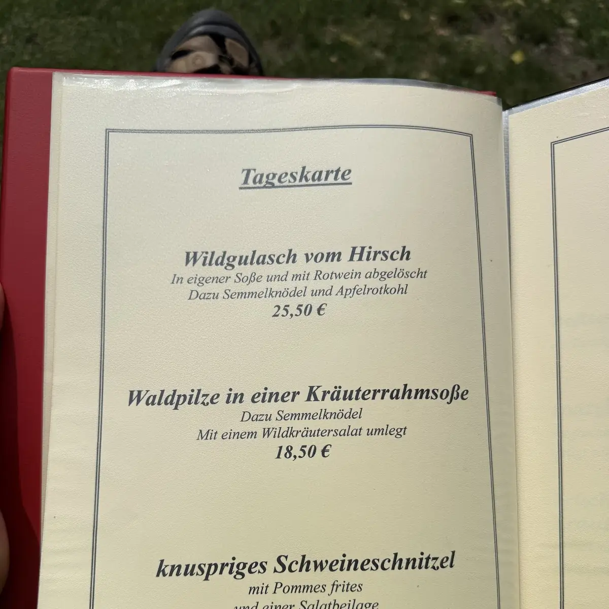 Speisekarte photo 1