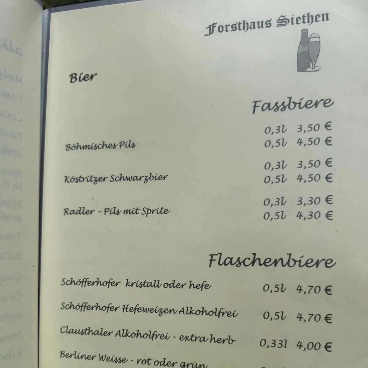 Speisekarte photo 5