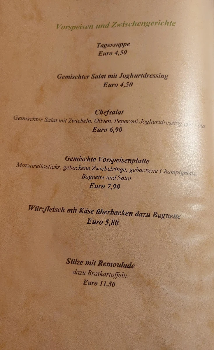 Speisekarte photo 2