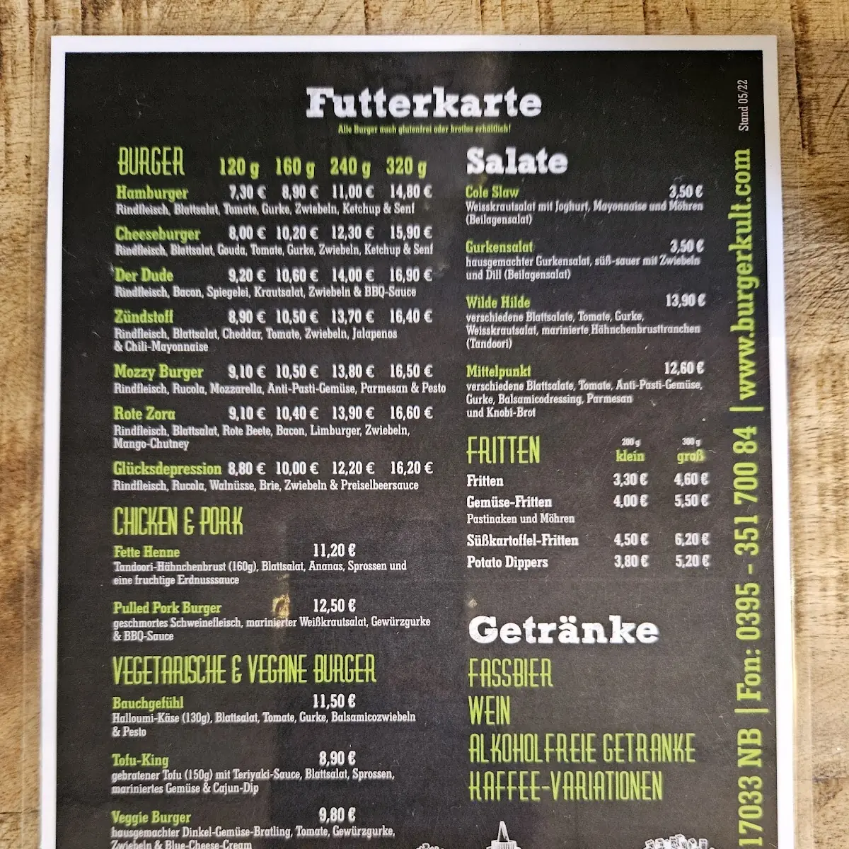 Speisekarte photo 1