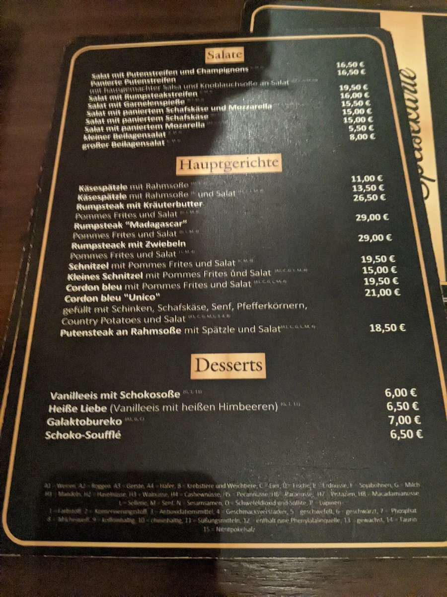 Speisekarte photo 2