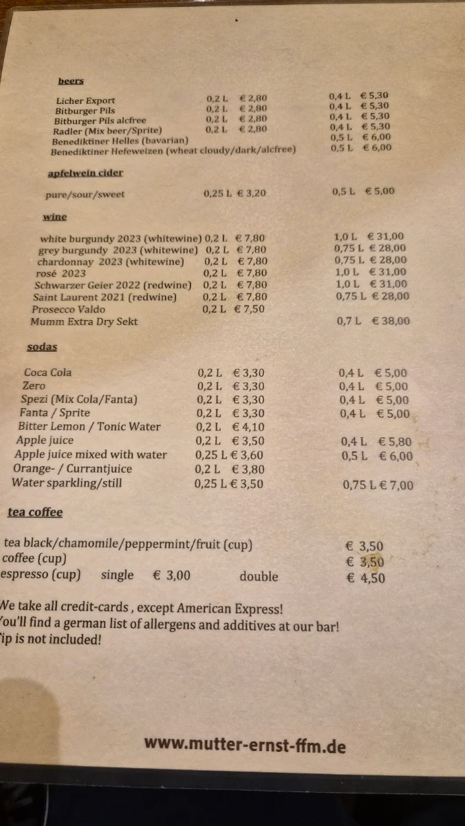 Speisekarte photo 3