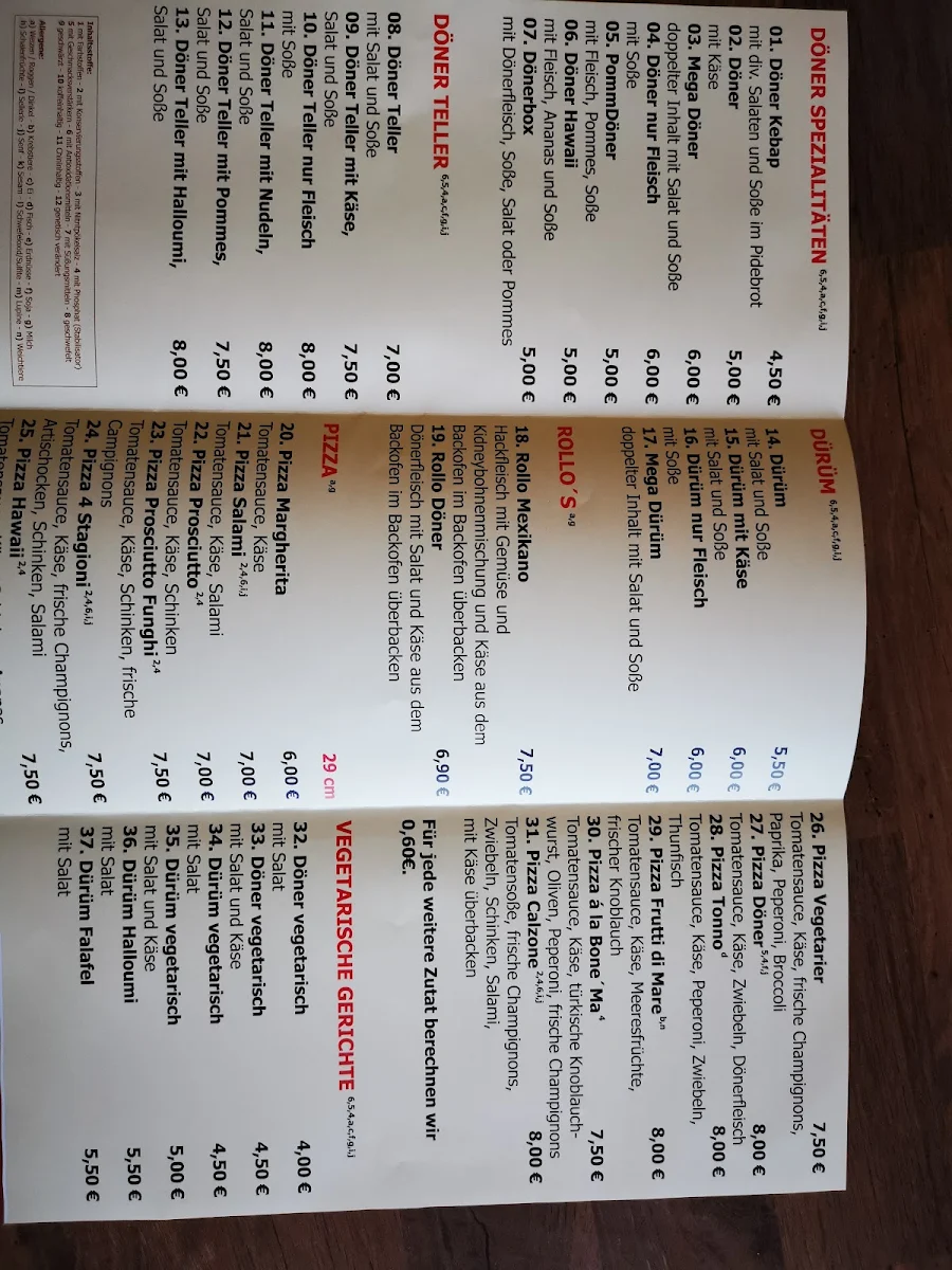 Speisekarte photo 6