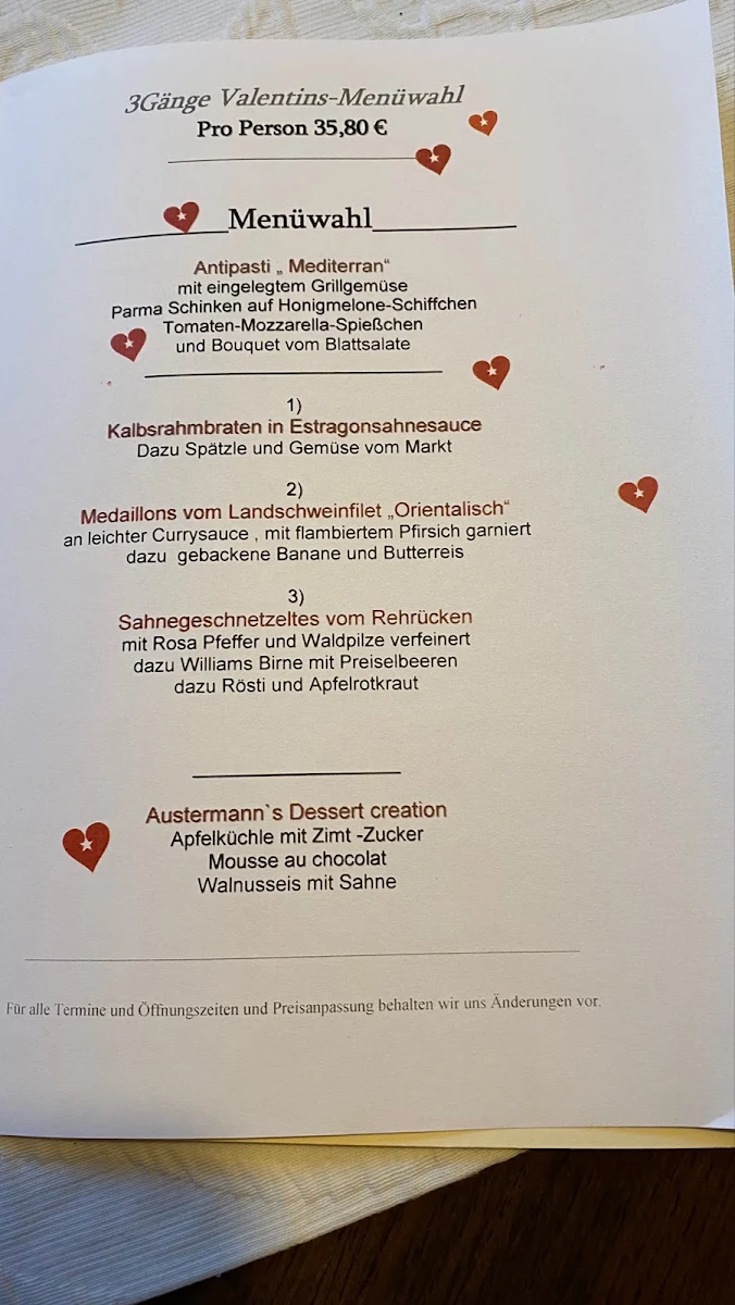 Speisekarte photo 2
