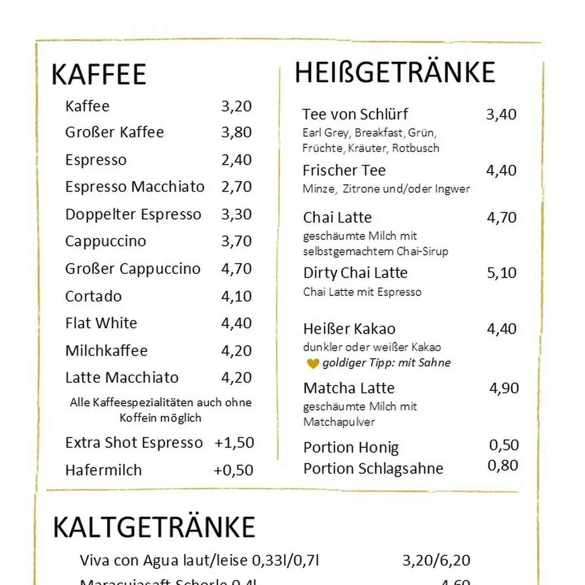 Speisekarte photo 2