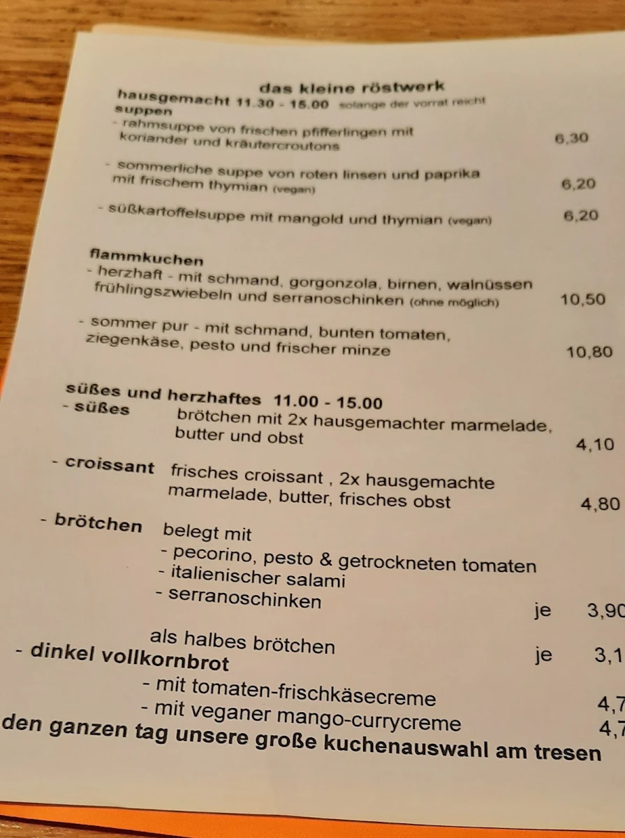 Speisekarte photo 1