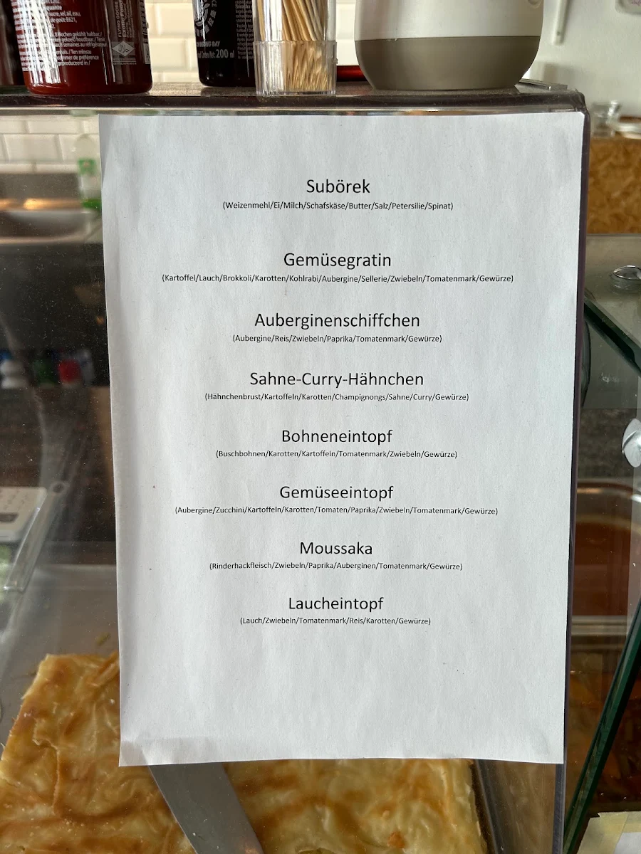 Speisekarte photo 1