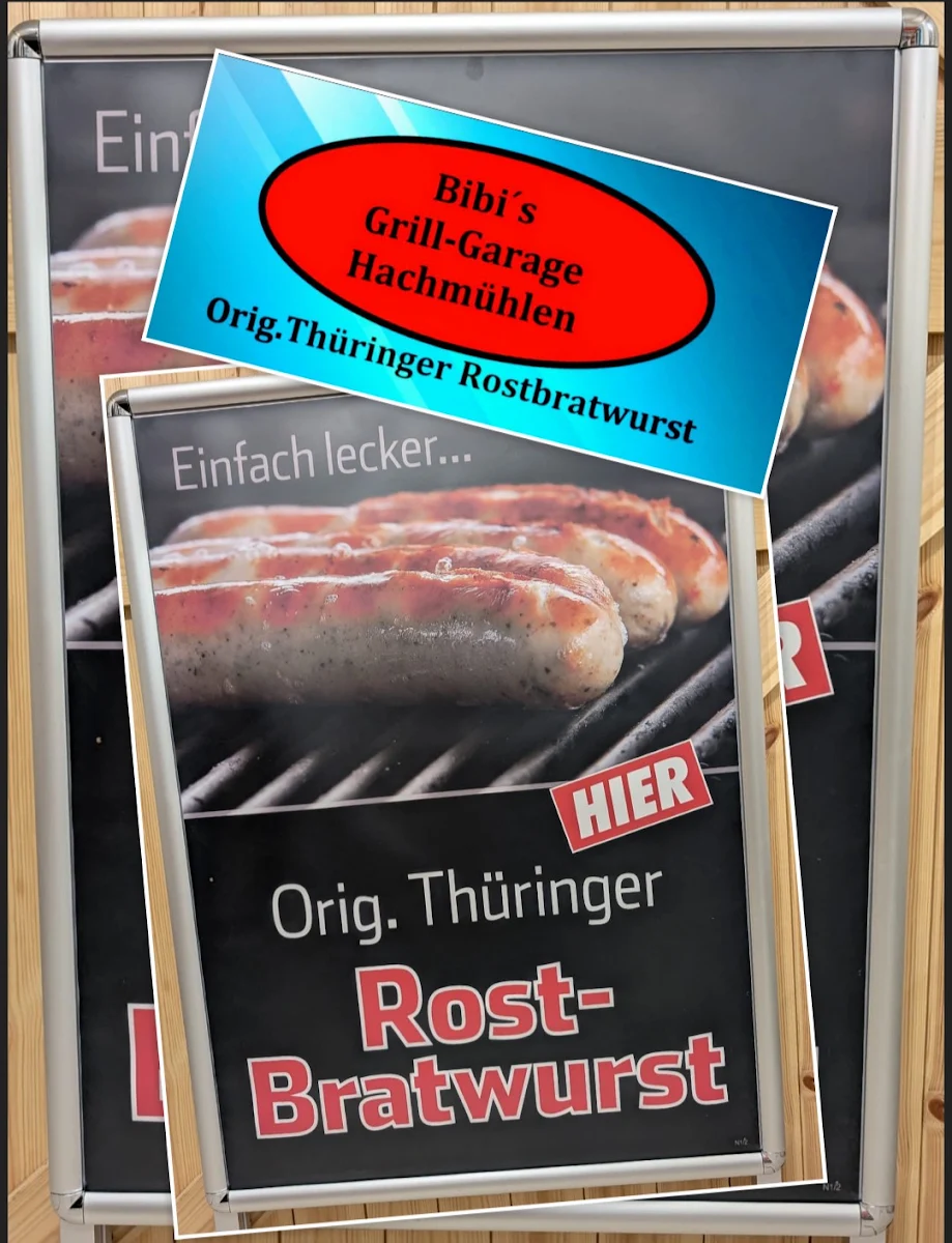 Speisekarte, Bibi's Grill-Garage Hachmühlen