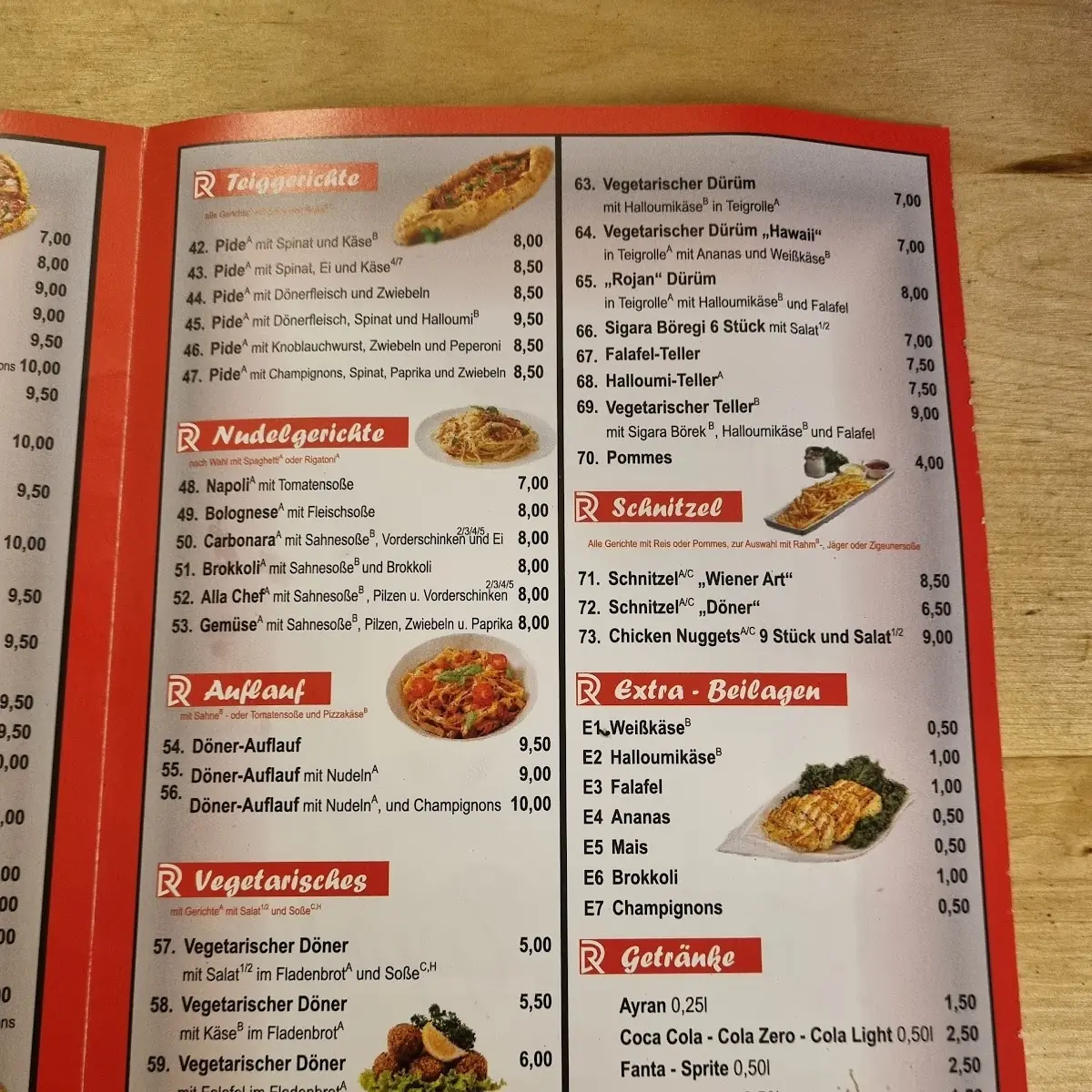 Speisekarte photo 2
