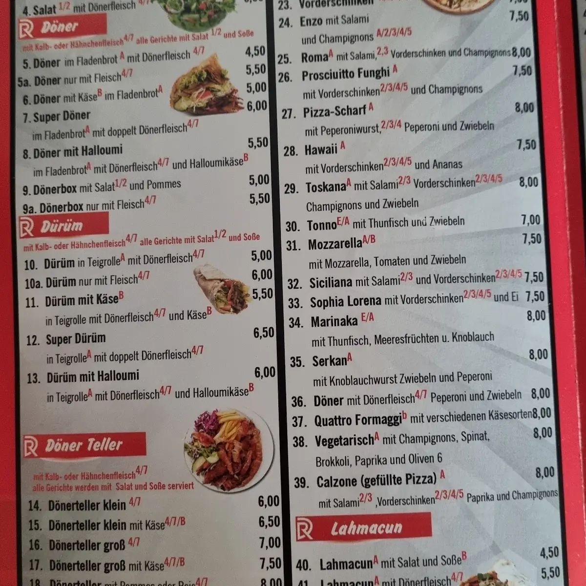Speisekarte photo 3