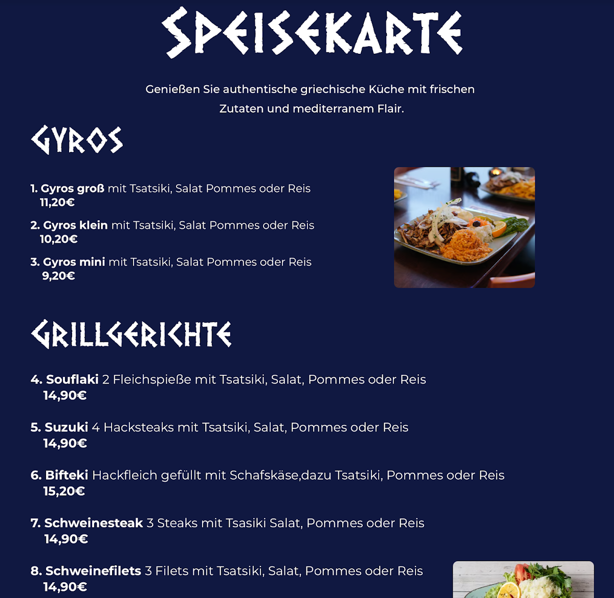Speisekarte photo 5